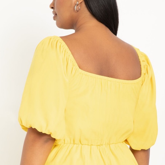 Tie Front Linen Romper - Picture 3 of 4